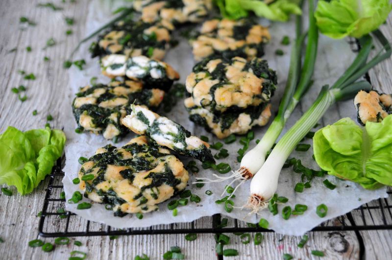 Szpinakowo- drobiowe kotleciki