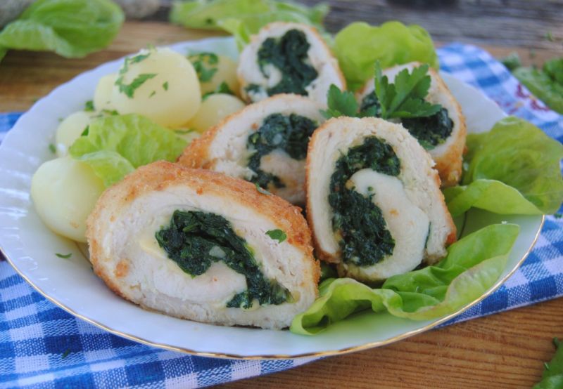 Szpinakowo-filetowe roladki Szpinakowo-filetowe roladki