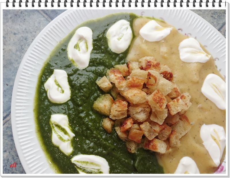 Szpinakowo ziemniaczana kremowa zupa Eli