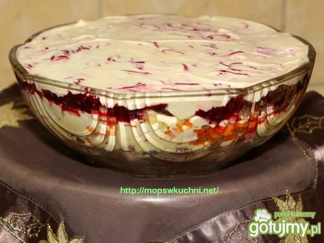 SZUBA -Czyli śledzik pod pierzynką.