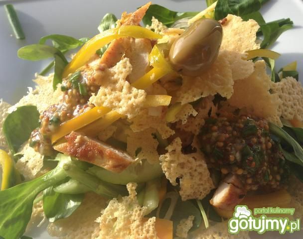 Szwajcarska sałatka z kurczakiem. Szwajcarska sałatka z kurczakiem.