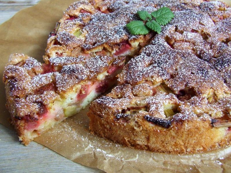 Szwedzka Rabarberkaka