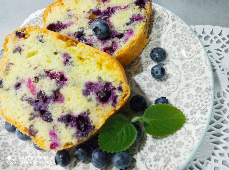 Szybie ciasto z borówkami