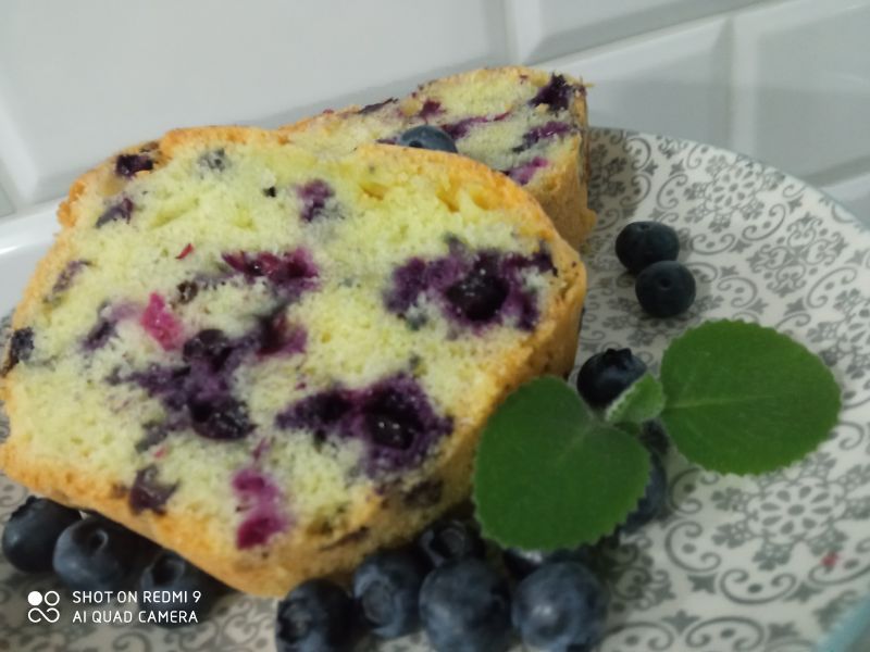 Szybie ciasto z borówkami