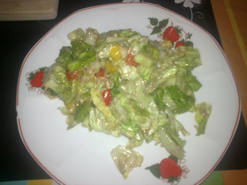 Szybka dietetyczna sałatka 