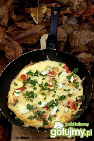 Szybka frittata z dynia  Szybka frittata z dynia