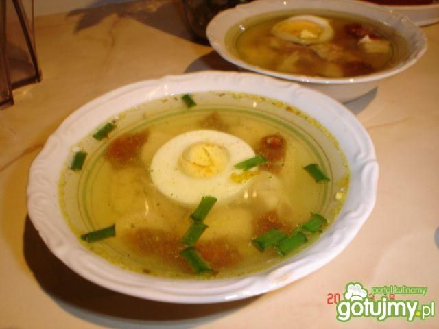 Szybka galaretka mięsna z jajkiem