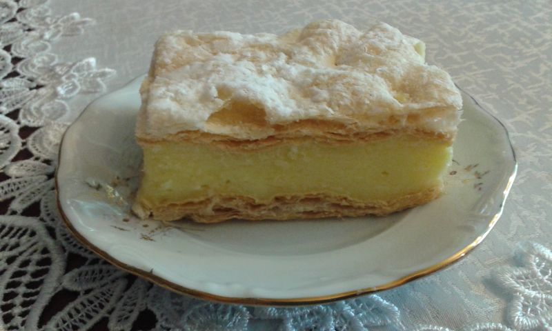 Szybka kremówka cytrynowa