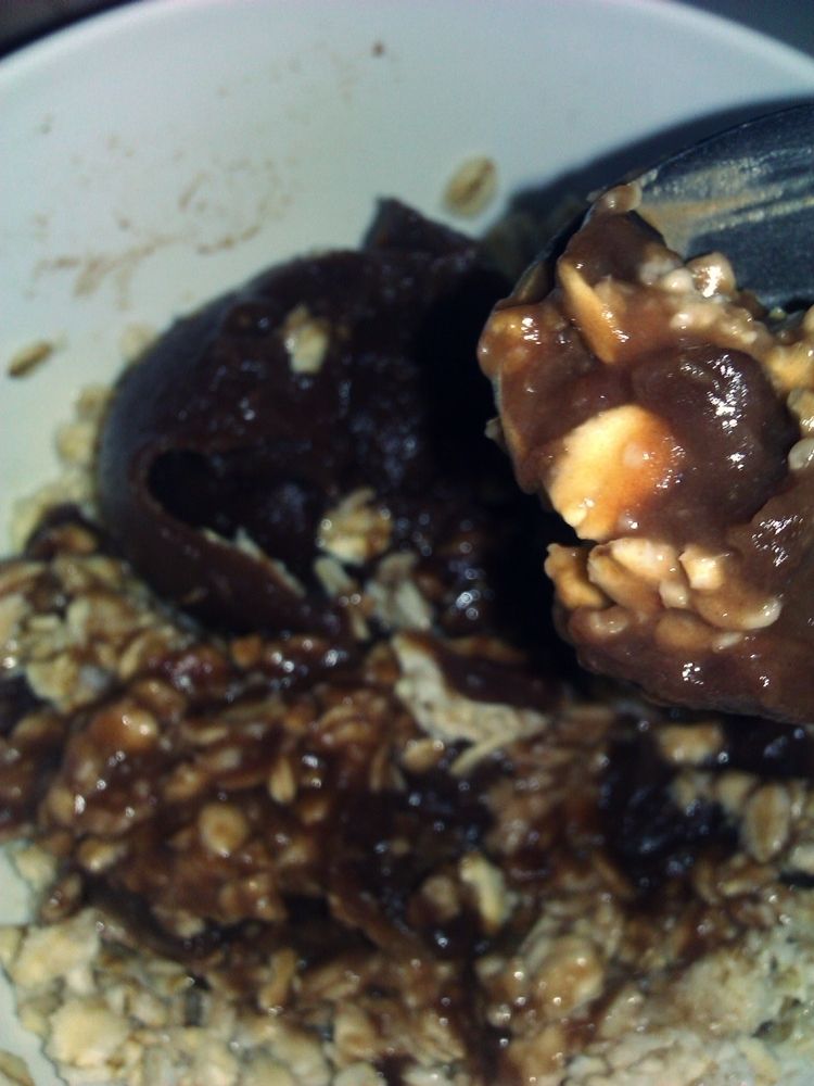 Szybka owsianka z konfiturą Szybka owsianka z konfiturą