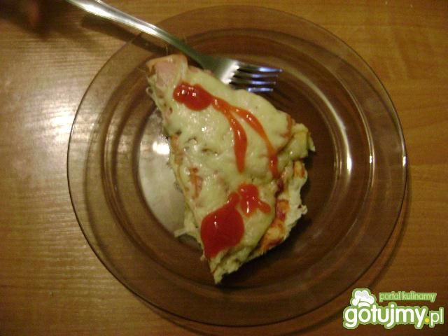 szybka pizza z resztek cienkie ciasto