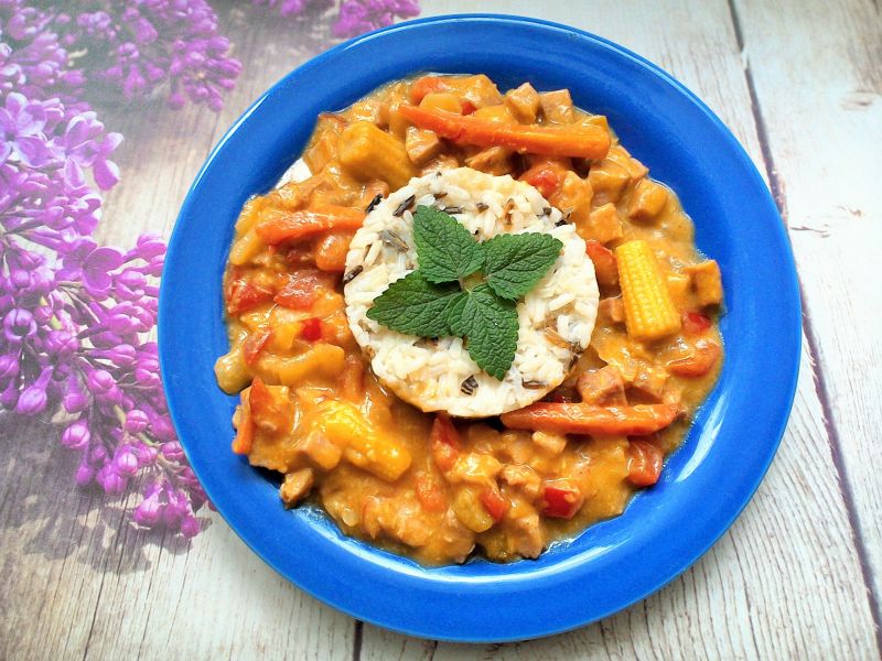 Szybka potrawka z ryżem Szybka potrawka z ryżem