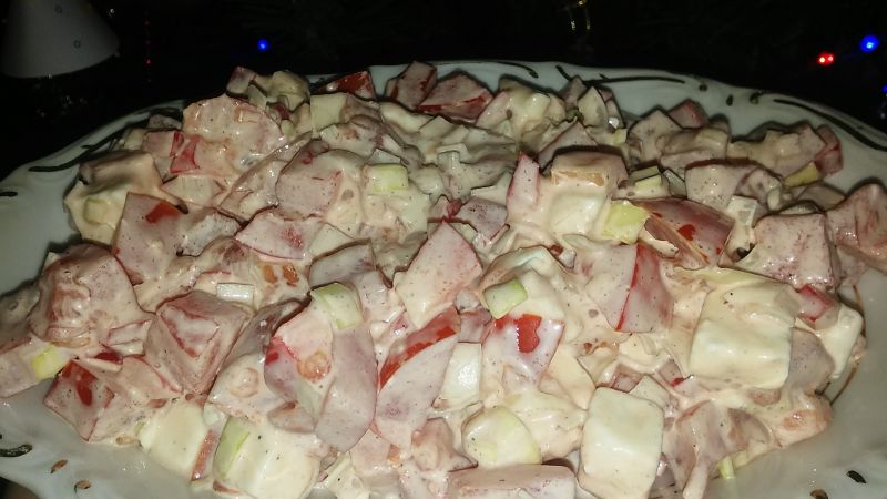 Szybka sałatka do obiadu z fetą Szybka sałatka do obiadu z fetą
