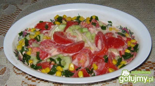 Szybka sałatka na śniadanie. Szybka sałatka na śniadanie.