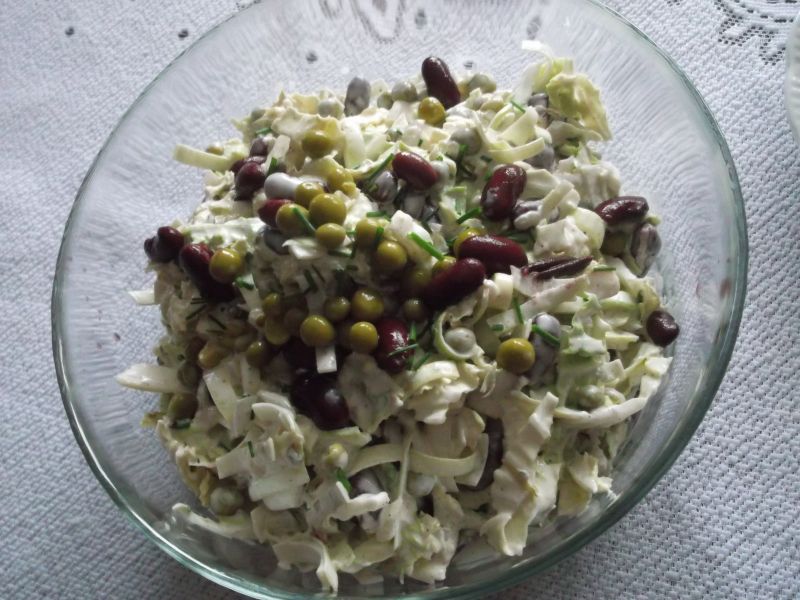 Szybka sałatka z fasolą