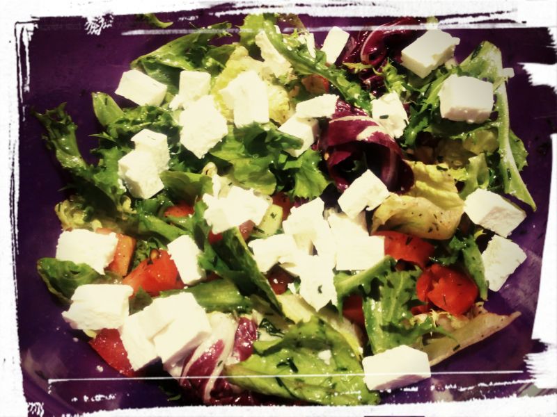 Szybka sałatka z fetą Szybka sałatka z fetą