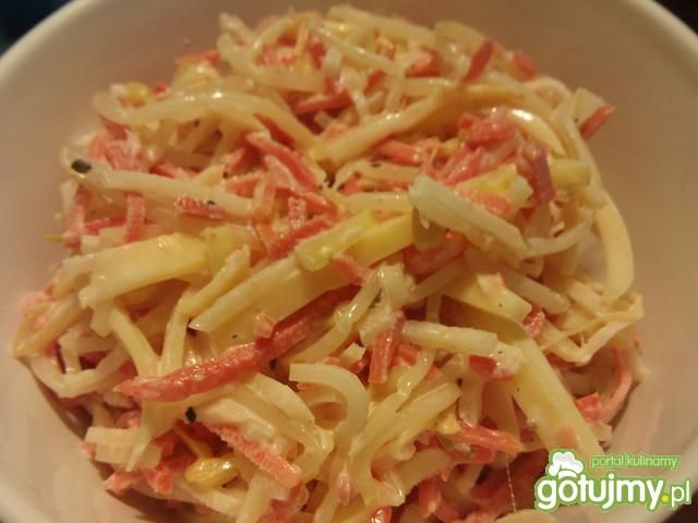 Szybka sałatka z trzech słoików Szybka sałatka z trzech słoików