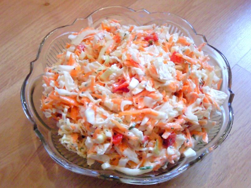 Szybka surówka z pora