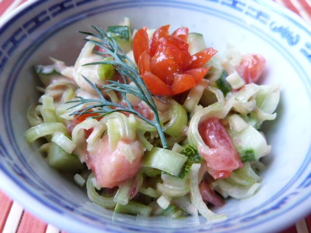 Szybka surówka z pory Szybka surówka z pory