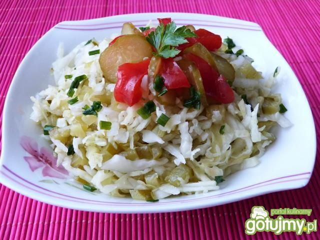 Szybka surówka z włoskiej kapusty Szybka surówka z włoskiej kapusty