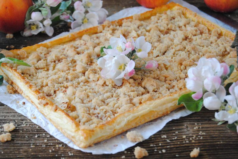Szybka tarta  z jabłkami
