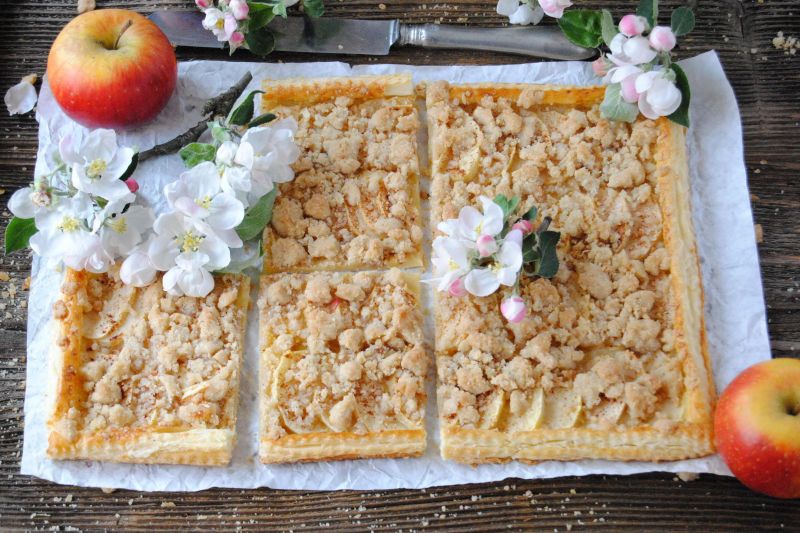 Szybka tarta  z jabłkami