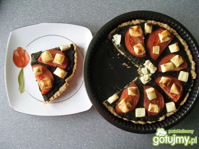 Szybka tarta ze szpinakiem Szybka tarta ze szpinakiem