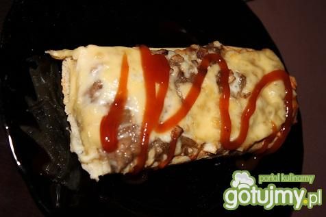 Szybka zapiekanka z pieczarkami  Szybka zapiekanka z pieczarkami