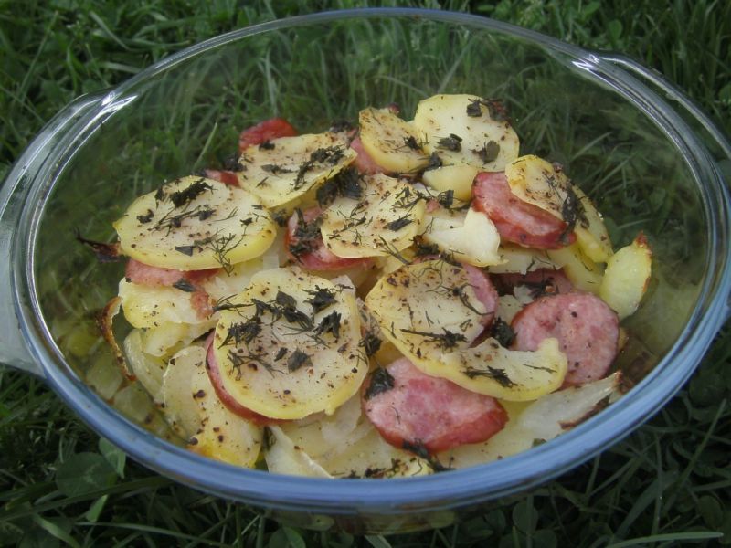 Szybka zapiekanka ziemniaczana