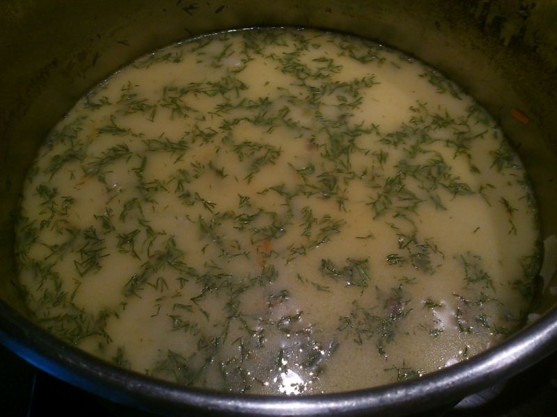 Szybka zupa koperkowa Szybka zupa koperkowa