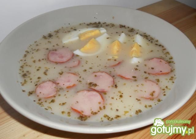 Szybki biały barszcz