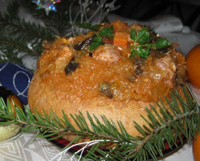 Szybki bigos podany inaczej