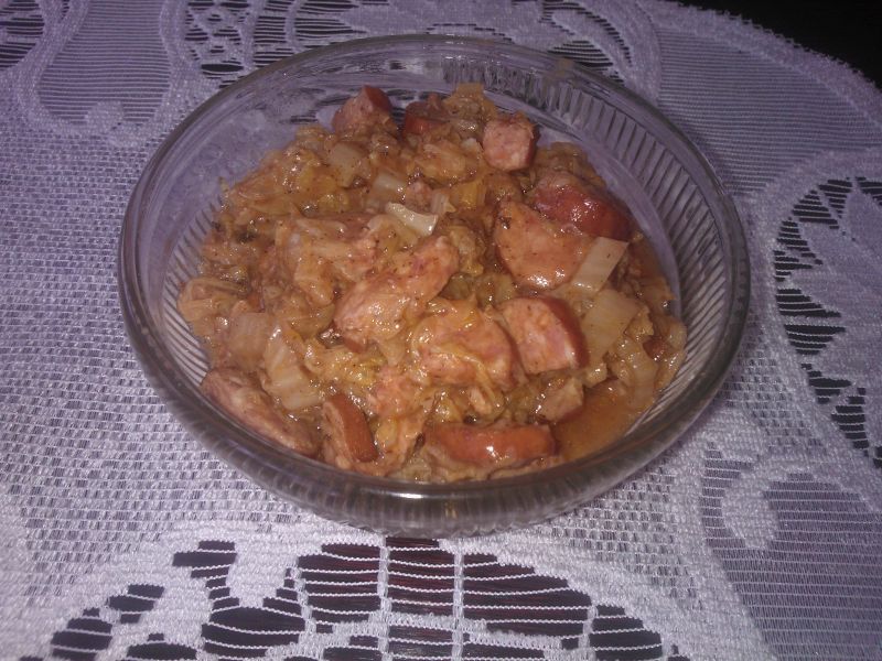 Szybki bigos z kapusty pekińskiej