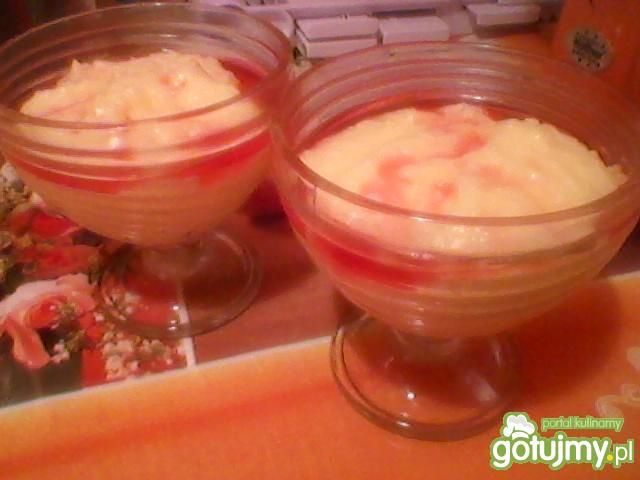 Szybki budyń z kokosami