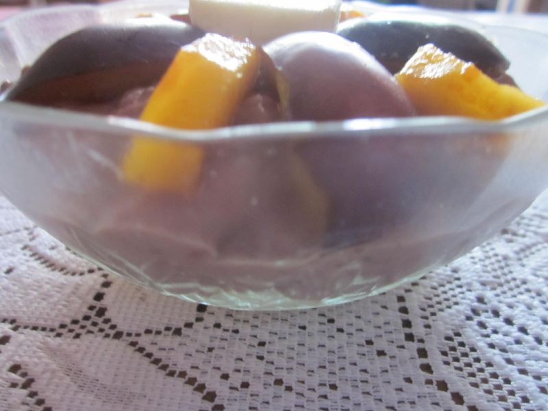 Szybki deser z owocami 