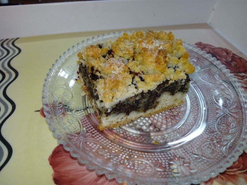 Szybki makowiec na kruchym cieście