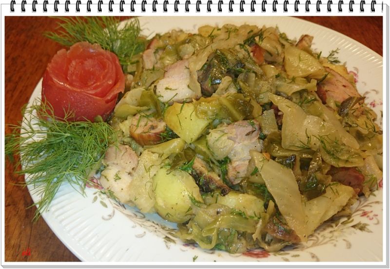 Szybki obiad Eli ze skłdników z poprzedniego dnia