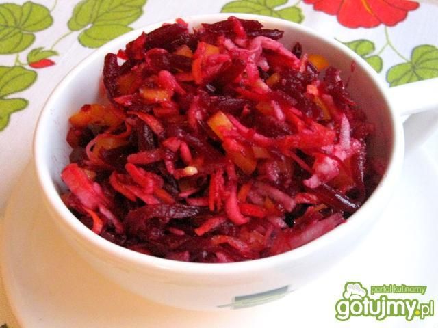 Szybkie buraczki z papryką do obiadu