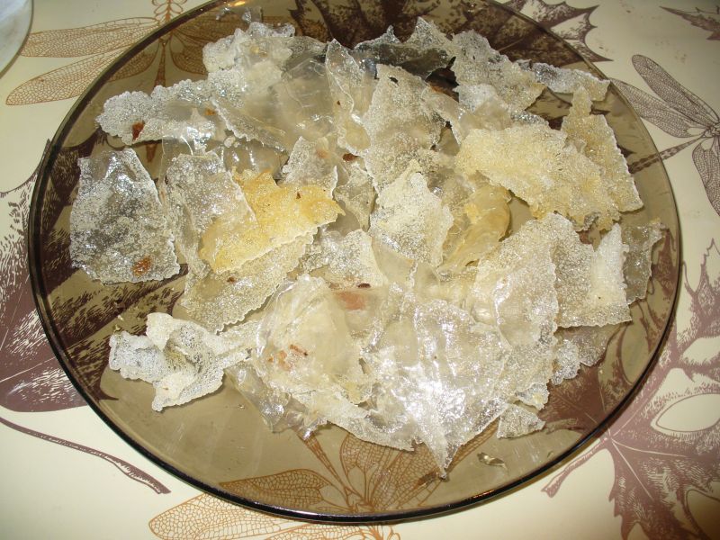 Szybkie chipsy z papieru ryżowego Szybkie chipsy z papieru ryżowego