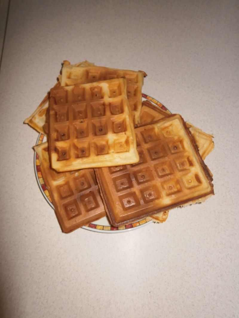 Szybkie chrupiące gofry 