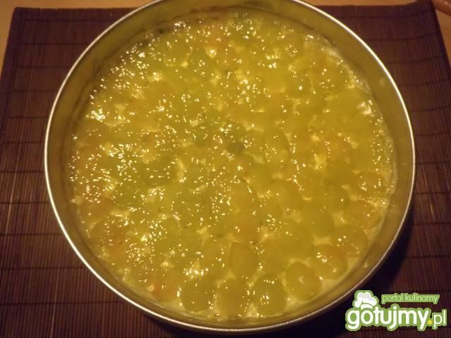 Szybkie ciacho z winogronami i budyniem