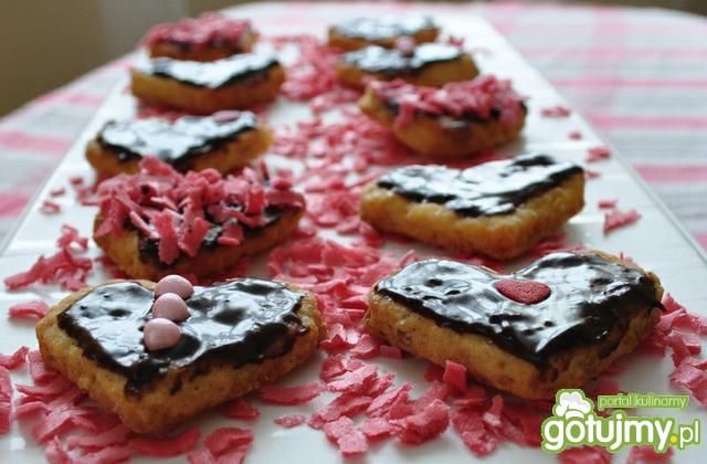 Szybkie ciasteczka Walentynkowe Szybkie ciasteczka Walentynkowe