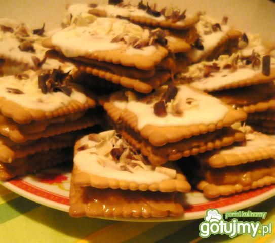 Szybkie ciasteczka z krówką :)