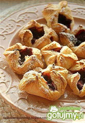 Szybkie ciasteczka z nutellą i malinami Szybkie ciasteczka z nutellą i malinami