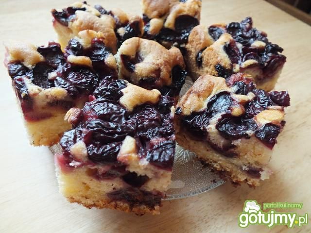 Szybkie ciasto z czereśniami Szybkie ciasto z czereśniami