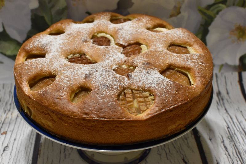 Szybkie ciasto z gruszkami