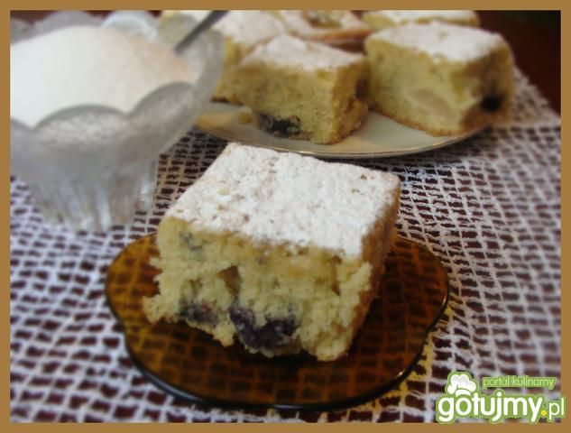 Szybkie ciasto z owocami  Szybkie ciasto z owocami