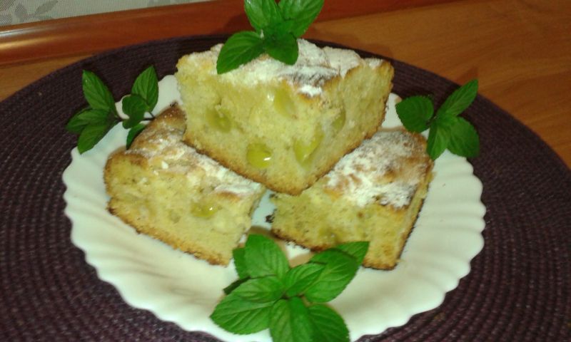 Szybkie ciasto z winogronami Szybkie ciasto z winogronami