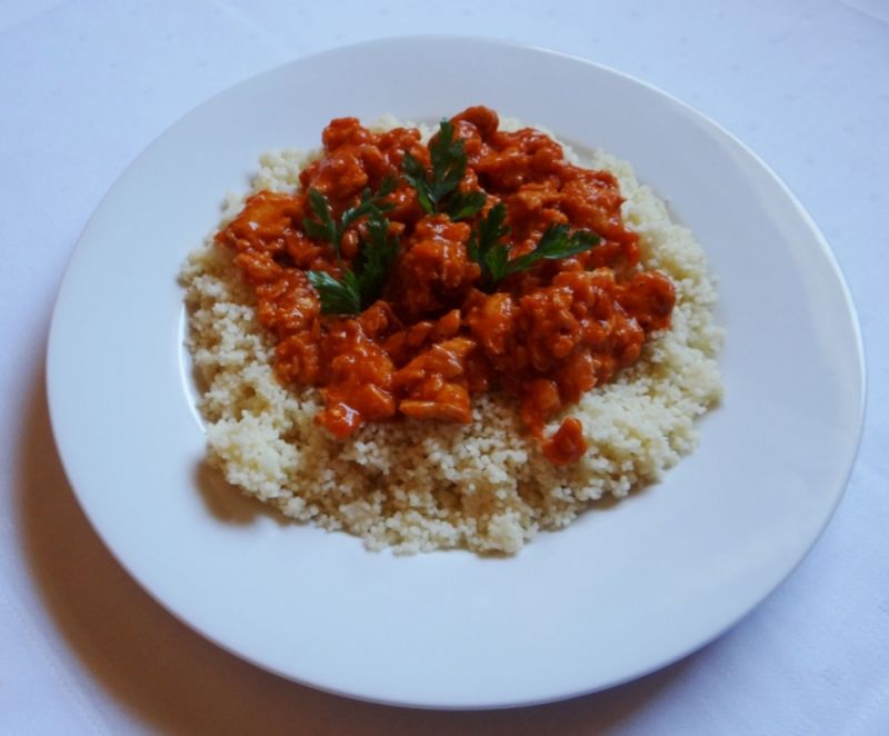 Szybkie danie z kaszy kuskus Szybkie danie z kaszy kuskus