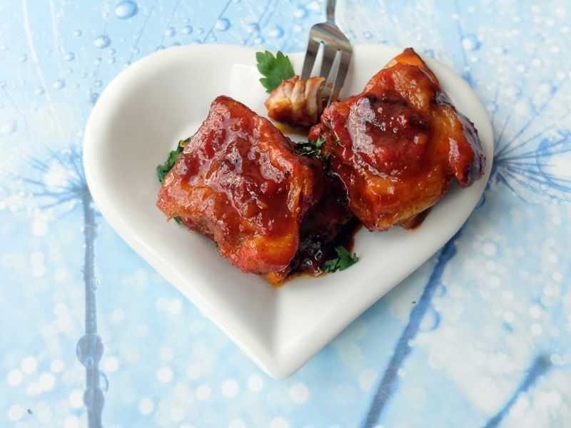 Szybkie żeberka w miodzie i Salsie Mexicana Szybkie żeberka w miodzie i Salsie Mexicana