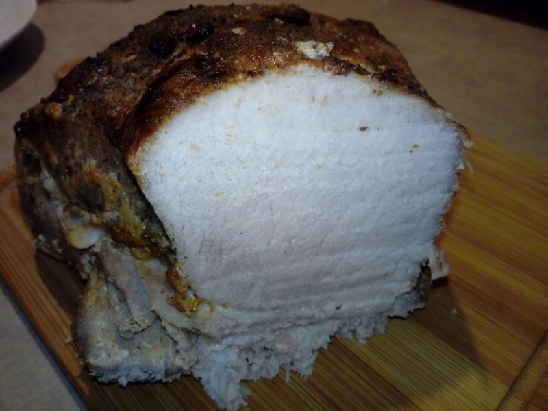 Szynka czosnkowa pieczona w mleku Szynka czosnkowa pieczona w mleku